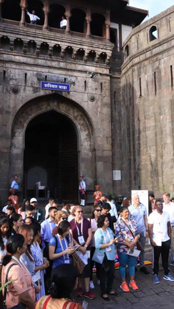 G20 च्या प्रतिनिधींची पुण्यातील वारसास्थळांना भेट