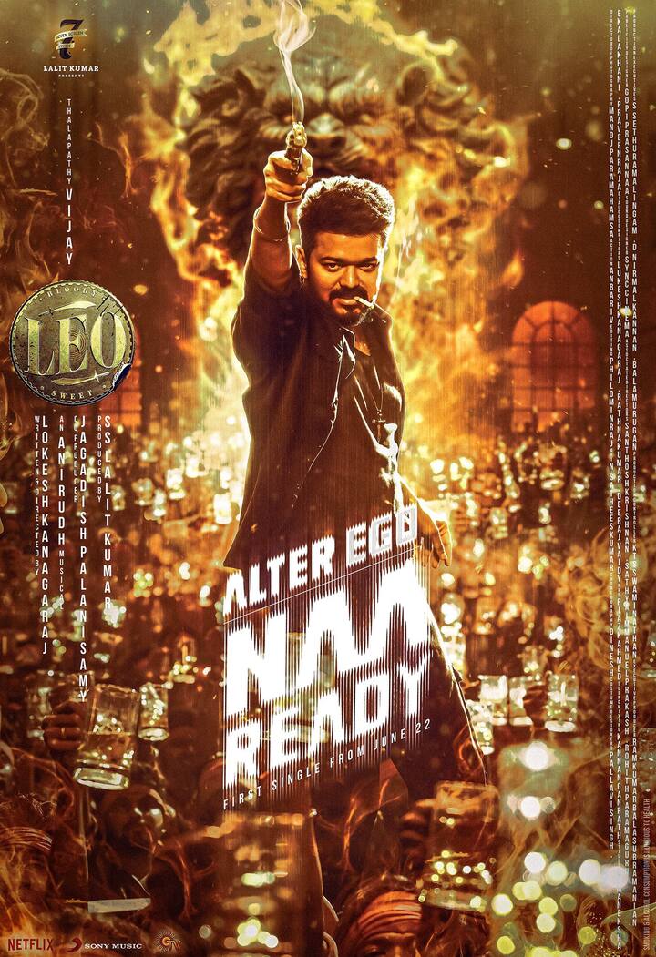 யாரும் எதிர்பாராத வகையில் ஜூன் 16 அன்று லியோ படத்தின் ஃபர்ஸ்ட் சிங்கிள் போஸ்டர் வெளியானது