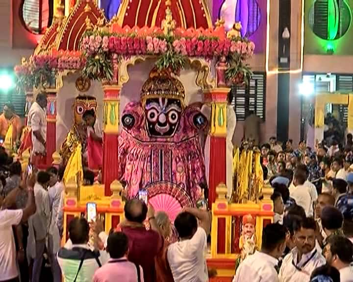 Ahmedabad Rathyatra 2023: Today 146th Rathyatra in Ahmedabad, CM Bhupendra Patel will do Pahindidhi Ahmedabad Rathyatra 2023: 72 વર્ષ પછી નવા રથ પર બિરાજમાન થયા ભગવાન જગન્નાથ, થોડીવારમાં CM કરશે પહિંદવિધિ