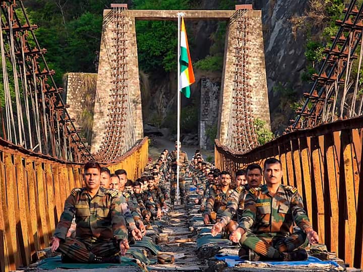 Yoga Day 2023: Army To Form 'Bharatmala', Conduct Yoga Sessions At 100-Plus Locations Along Borders Yoga Day 2023: Army To Form 'Bharatmala', Conduct Yoga Sessions At 100-Plus Locations Along Borders