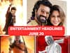 Entertainment Headlines June 20: லியோ முதல் பாடல் ப்ரோமோ...தந்தையான ராம் சரண்...ட்ரெண்டிங்கில் ஆதிபுருஷ்...இன்றைய சினிமா செய்திகள்!