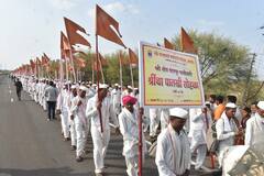 Ashadhi Wari 2023 : गजानन महाराजांच्या जयघोषत शेगावच्या श्री गजानन महाराजांच्या पालखीचे सोलापूर जिल्ह्यात आगमन...