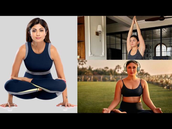 International Yoga Day 2023 : शिल्पा शेट्टी, मलायका अरोरा, आलिया भट्टसह अनेक बॉलिवूड अभिनेत्रींना जीमपेक्षा योगा करायला प्रचंड आवडतं.