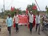 Kisan Sabha Protest : 'कांद्याला हमी भाव द्या, पीक कर्ज तात्काळ मंजूर करा', किसान सभेचा चांदवड प्रांत कार्यालयावर मोर्चा