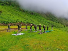 International Yoga Day: CDS, IAF Chief And Army Troops Perform Yoga To Mark Celebrations—Pics