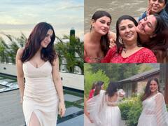 लहंगा पहने ऋषिकेश में दोस्त की बैचलरेट ट्रिप एंजॉय कर रहीं श्रद्धा आर्या, ब्राइड्समेड्स संग गंगा में लगाई डुबकी