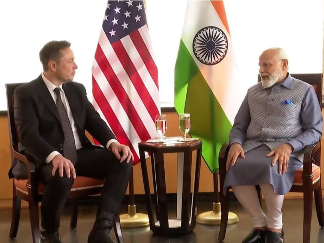 'Confident Tesla Will Be In India...': Elon Musk Meets PM In US, Says 'I Am A Fan Of Modi' Elon Musk Prime Minister Modi Fan Of Modi PM In US Tesla Tech News 'Confident Tesla Will Be In India...': Elon Musk Meets PM In US, Says 'I Am A Fan Of Modi'
