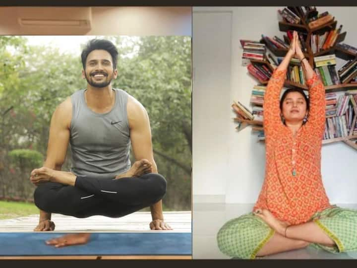 International Yoga Day 2023 : अनेक फिटनेस फ्रिक मराठी कलाकार योगाच्या प्रेमात आहेत.