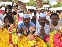 Ashadhi Wari 2023 : गजानन महाराजांच्या जयघोषत शेगावच्या श्री गजानन महाराजांच्या पालखीचे सोलापूर जिल्ह्यात आगमन...