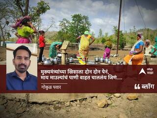 Blog : मुख्यमंत्र्यांच्या खिशाला दोन दोन पेनं, माय माउल्यांचं पाणी वाहता वाहता चाललंय जिणं....