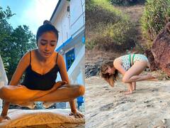 International Yoga Day: गॉगल्स और मेकअप लगाए उतरन फेम टीना दत्ता ने किया योगा, एक्ट्रेस आशका और जीजू ब्रेंट को कहा थैंक्यू