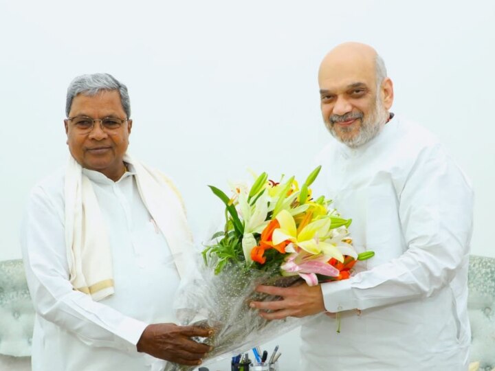 Karnataka CM Siddaramaiah Met House Minister Amit Shah, What Occurred ...