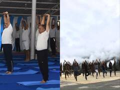 International Yoga Day: CDS, IAF Chief And Army Troops Perform Yoga To Mark Celebrations—Pics