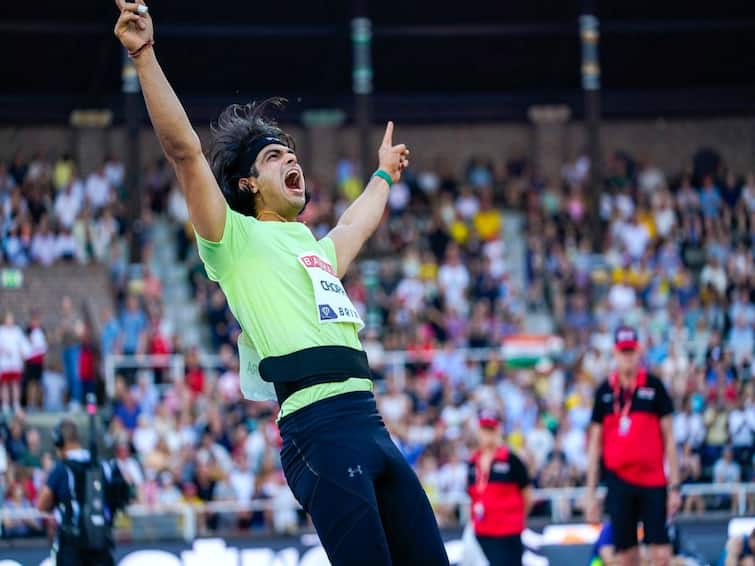 Neeraj Chopra wins Lausanne Diamond League 2023 with 87.66m throw Diamond League 2023: नीरज चोप्रानं रचला इतिहास; 87.66 मीटरवर भाला फेकत पटकावला 'लॉसने डायमंड लीग'चा खिताब