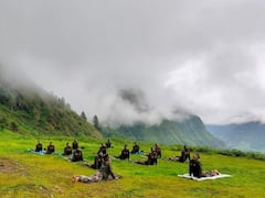 International Yoga Day: CDS, IAF Chief And Army Troops Perform Yoga To Mark Celebrations—Pics