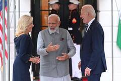 PM Modi Meets Joe Biden : ప్రధాని మోదీకి అమెరికా అధ్యక్ష దంపతుల సాదర స్వాగతం | ABP Desam