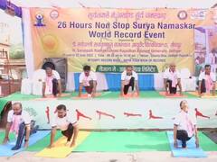जोधपुर में 200 स्टूडेंट और कर्मचारियों का नॉन स्टॉप 26 घंटे का सूर्य नमस्कार, वीसी ने बताई इसकी बड़ी वजह