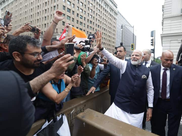 PM Narendra Modi US Visit: प्रधानमंत्री नरेंद्र मोदी अमेरिका की पहली राजकीय यात्रा के दूसरे चरण में बुधवार (21 जून) को वाशिंगटन पहुंचे.