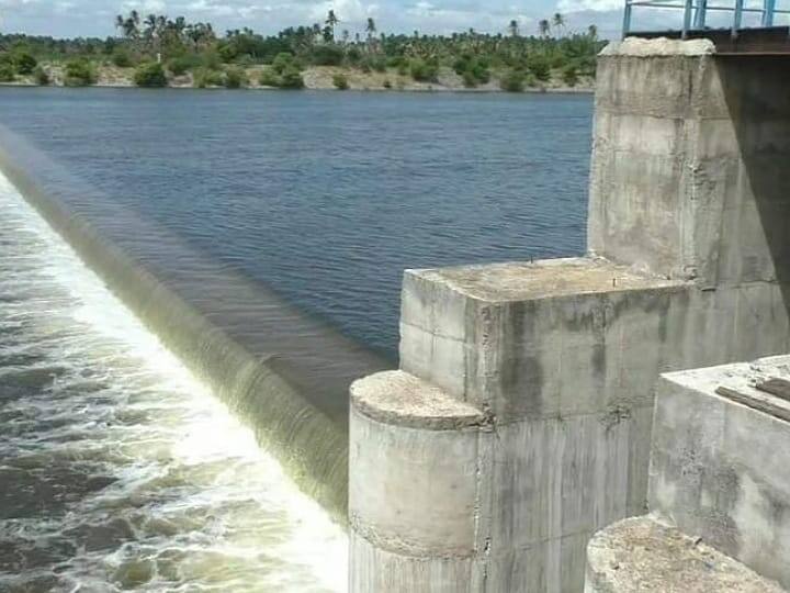 அமராவதி ஆற்றில் நீர் திறப்பு குறைப்பு - வறண்ட நிலையில் ஆண்டாங் கோவில் தடுப்பணை Reduction of water opening in Amaravati RiverAndang Temple Barrage in dry conditions TNN அமராவதி ஆற்றில் நீர் திறப்பு குறைப்பு - வறண்ட நிலையில் ஆண்டாங் கோவில் தடுப்பணை