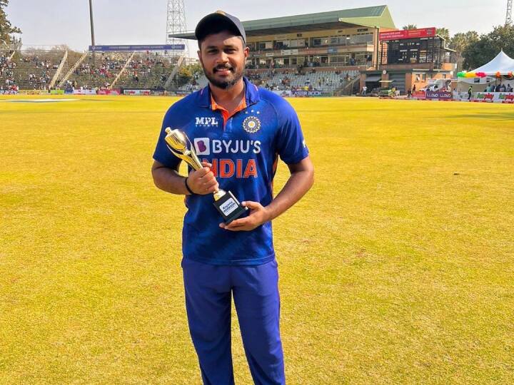 Sanju Samson Indian wicketkeeper batsman can play ICC ODI World Cup 2023 Know details संजू सैमसन को मिलेगी वर्ल्ड कप के लिए टीम इंडिया में जगह, सामने आई है बेहद ही अहम जानकारी