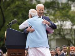 PM Modi US Visit: व्हाइट हाउस पहुंचने पर गर्मजोशी से गले मिले पीएम मोदी और जो बाइडेन, देखें तस्वीरें