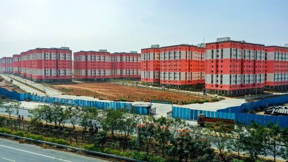 CM KCR Inauguration Kollur Housing : సంగారెడ్డి జిల్లా కొల్లూరులో కేసీఆర్ చేతులమీదుగా ప్రారంభం| ABP