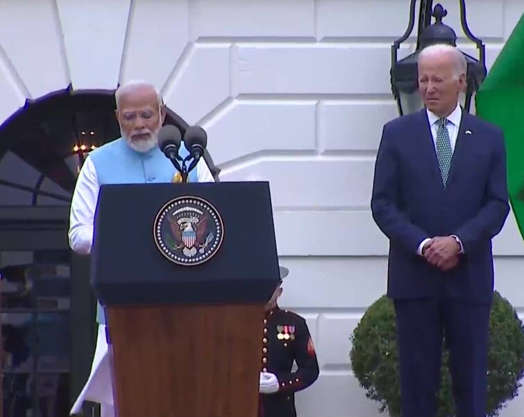 PM Modi US Visit:PM Modi handled the stories of 30 years old, laughter again in the White House PM Modi US Visit: PM મોદીએ સંભળાવ્યો 30 વર્ષ જુનો કિસ્સો ને વ્હાઈટ હાઉસમાં ફરી વળ્યું હાસ્ય