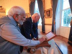 In Pics: बाइडेन को 'दृष्टसहस्त्रचन्द्रो', फर्स्ट लेडी को डायमंड का तोहफा, क्यों खास है पीएम मोदी के ये गिफ्ट