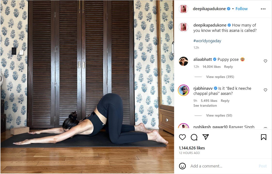 International Yoga Day: From Deepika Padukone To Kareena Kapoor Khan - The ' Yoga' Divas Of Bollywood!