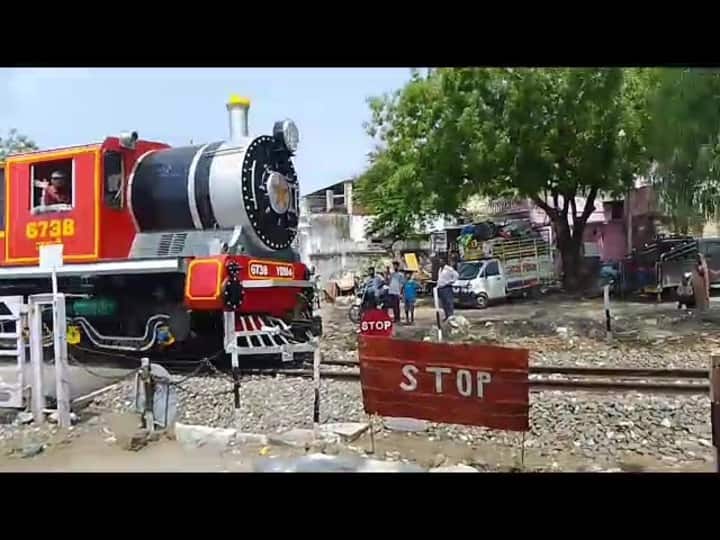 Shimla Toy Train in Rajasthan Between Mewar and Marwar heritage train runs ANN Rajasthan: शिमला के टॉय ट्रेन का अहसास मेवाड़-मारवाड़ के बीच, यहां चली हेरिटेज ट्रेन, भाप इंजन सा मिलेगा अनुभव
