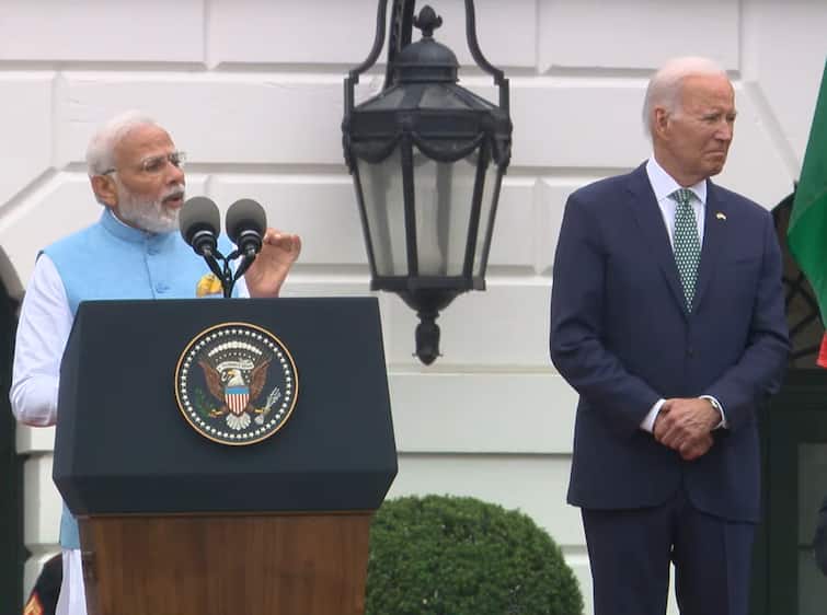 PM Modi In US Joe Biden White House Grand Welcome Honour For Indians US Congress Address Honour For 1.4 Billion Indians: PM Modi On Grand Welcome Ceremony At White House