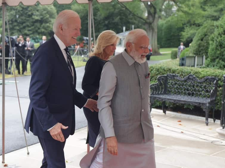 Modi US Visit PM Modi, US President Biden to take questions from media, White House says 'grateful' Modi US Visit: బైడెన్‌తో కలిసి తొలిసారి ప్రధాని మోదీ ప్రెస్‌మీట్, రిపోర్టర్లకు ఆ కండీషన్ పెట్టిన అధికారులు