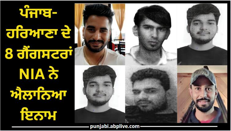 8 gangsters of Punjab-Haryana  declared reward NIA has kept a reward of up to 5 lakhs Bambiha gang leader Lucky Patial and Bandar also included ਪੰਜਾਬ-ਹਰਿਆਣਾ ਦੇ 8 ਗੈਂਗਸਟਰਾਂ NIA ਨੇ ਐਲਾਨਿਆ ਇਨਾਮ, ਗੈਂਗਸਟਰਾਂ ਦਾ ਪਤਾ ਦੱਸਣ ਵਾਲੇ ਨੂੰ ਮਿਲੇਗਾ 5 ਲੱਖ, ਇਨ੍ਹਾਂ ਵੱਡੇ ਗੈਂਗਸਟਰਾਂ ਦੇ ਨਾਂ ਵੀ ਲਿਸਟ 'ਚ ਸ਼ਾਮਲ