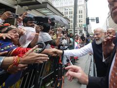 PM Modi US Visit: पीएम मोदी का वॉशिंगटन में जोरदार स्वागत, बड़ी संख्या में मौजूद थे भारतीय समुदाय के लोग, देखें तस्वीरें
