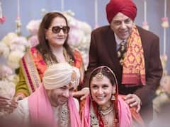 নাতির বিয়েতে 'কাছাকাছি' ধর্মেন্দ্র-প্রকাশ কৌর, কর্ণ দেওলের পোস্ট করা ছবি ভাইরাল