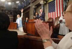 PM Modi in US: ਰੂਸ-ਯੂਕਰੇਨ ਜੰਗ, ਭਾਰਤ-ਅਮਰੀਕਾ ਸਬੰਧ...PM ਮੋਦੀ ਦੇ ਭਾਸ਼ਣ ਤੋਂ ਬਾਅਦ ਤਾੜੀਆਂ ਨਾਲ ਗੂੰਜਿਆ ਅਮਰੀਕੀ ਸੰਸਦ, ਵੇਖੋ ਇਤਿਹਾਸਕ ਤਸਵੀਰਾਂ