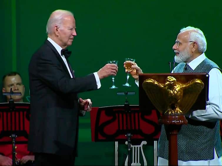 PM Modi US Visit If You Give A Toast And You Don't Joe Biden Shares Grandfather's Advice PM Modi In US 'If You Give A Toast And You Don't...': Biden Shares Grandfather's Advice With PM Modi — Watch