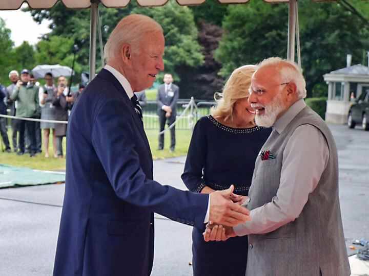 PM Narendra Modi US Visit Joe Biden Guest List Mukesh Ambani Tim Cook Sundar Pichai PM Modi in US: मुकेश अंबानी से लेकर टिम कुक तक...जानें पीएम मोदी-बाइडेन के डिनर में कौन-कौन हुआ शामिल