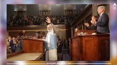 PM Modi in US: ਰੂਸ-ਯੂਕਰੇਨ ਜੰਗ, ਭਾਰਤ-ਅਮਰੀਕਾ ਸਬੰਧ...PM ਮੋਦੀ ਦੇ ਭਾਸ਼ਣ ਤੋਂ ਬਾਅਦ ਤਾੜੀਆਂ ਨਾਲ ਗੂੰਜਿਆ ਅਮਰੀਕੀ ਸੰਸਦ, ਵੇਖੋ ਇਤਿਹਾਸਕ ਤਸਵੀਰਾਂ