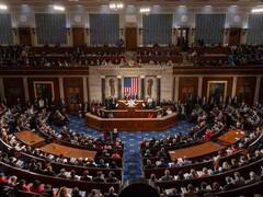 PM Modi in US: रशिया-युक्रेन युद्ध, भारत-अमेरिका संबंध... अमेरिकेच्या संसदेत 'नमो नमो'; मोदींच्या भाषणानंतर टाळ्यांचा कडकडाट