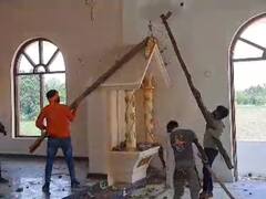 कानपुर देहात में चर्च की तरह बनाई जा रही थी सेंट मैरी कॉन्वेंट स्कूल की इमारत, बजरंग दल ने किया हंगामा