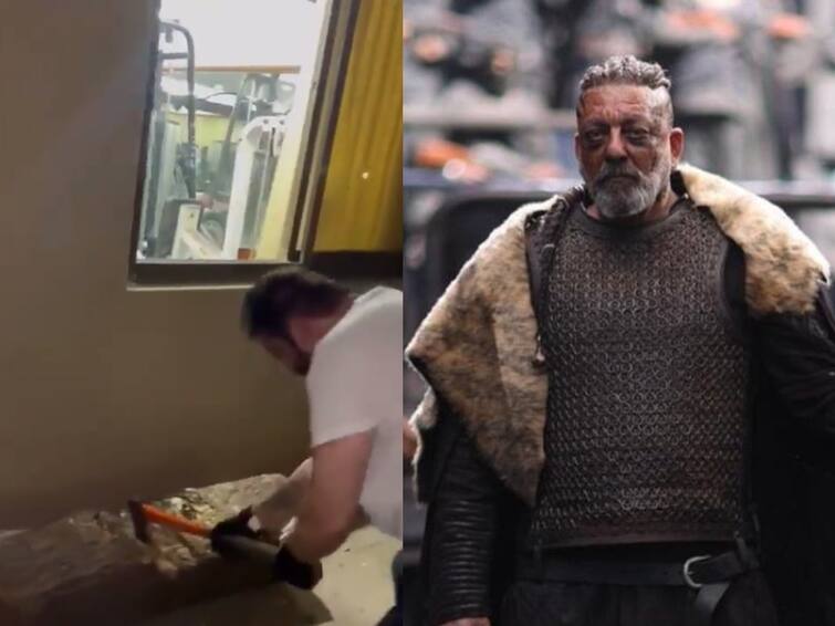 LEO Actor Sanjay Dutt Shared One of Best Forms Workout Video Cutting wood- Watch Video Sanjay Dutt Workout Video: யாரு சாமீ நீங்க....மரம் வெட்டும் உடற்பயிற்சி....63 வயதில் மாஸ் காட்டும் நடிகர் சஞ்சய் தத்!