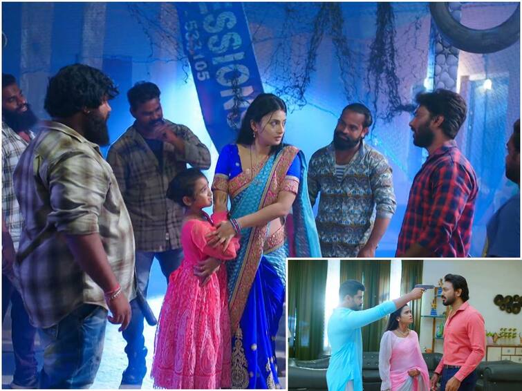 Ennenno Janmalabandham Serial June 23rd Episode 440 Written Update Today Episode Ennenno Janmalabandham June 23rd: రౌడీలని చితక్కొట్టి ఖుషిని కాపాడుకున్న వేద- అభి తలకి గన్ గురిపెట్టిన యష్