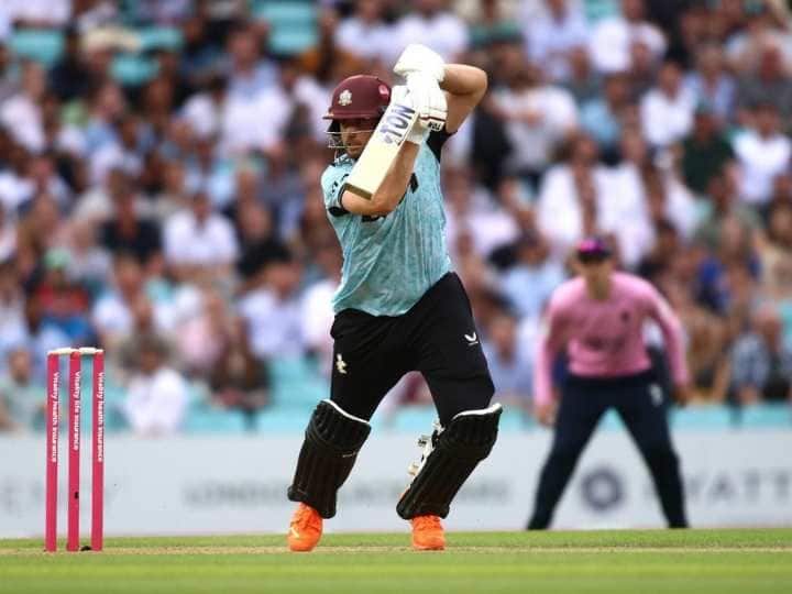 6,6,6,6,6...RCB बल्लेबाज़ की तूफानी पारी पर फिरा पानी, T20 मैच में 4 गेंद पहले चेज़ हुए 252 रन
