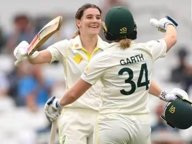 ausw vs engw test annabel sutherland hit century against england women nottingham AUSW vs ENGW Test Match: એનાબેલની શાનદાર સદી, મજબૂત સ્થિતિમાં ઓસ્ટ્રેલિયાની ટીમ