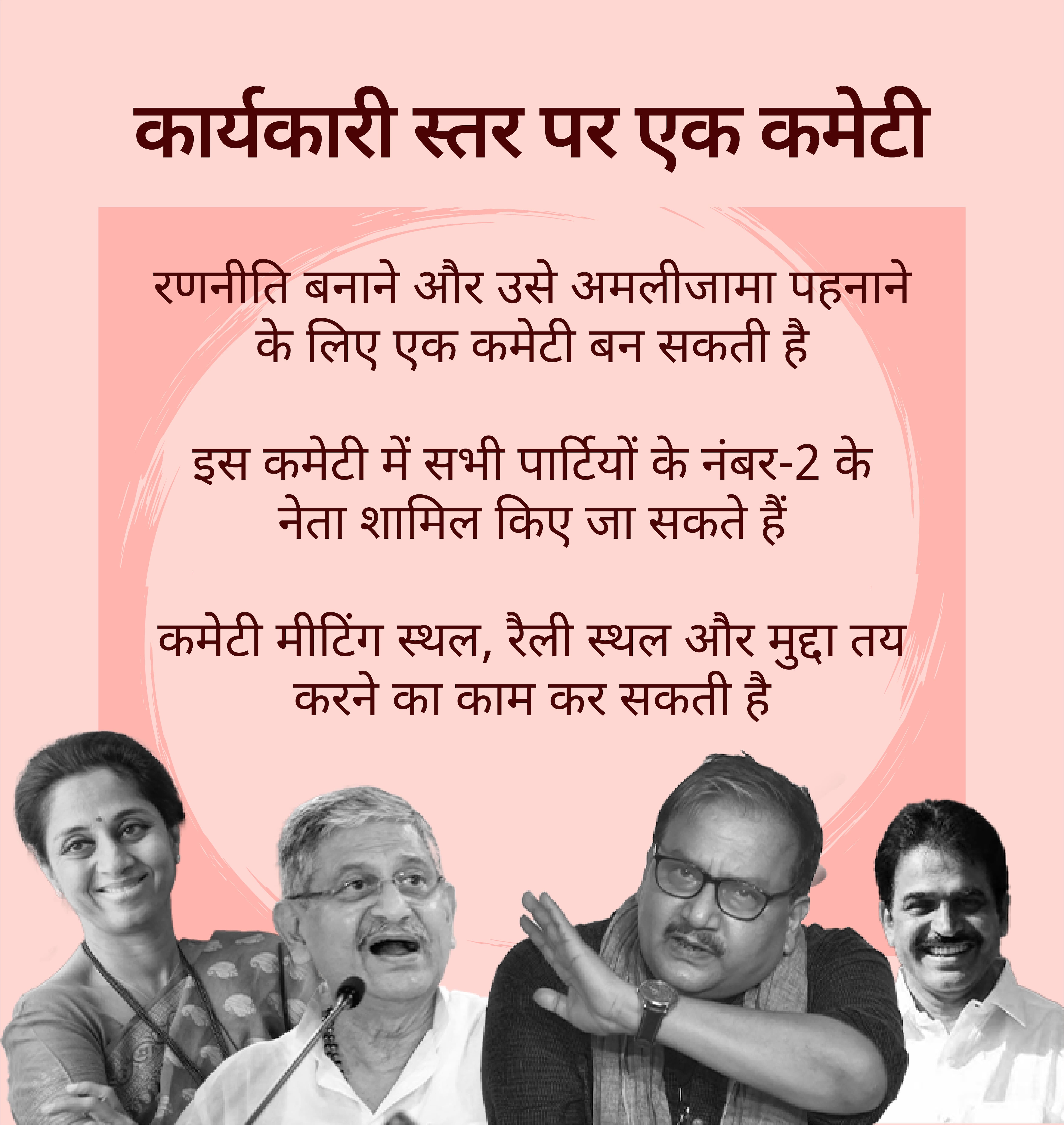 विपक्षी मोर्चे में नीतीश, शरद, ममता और अखिलेश को किस तरह की जिम्मेदारी मिल सकती है?