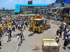 BMC के खिलाफ विरोध मार्च से पहले उद्धव ठाकरे को झटका, शिवसेना दफ्तर पर चला प्रशासन का बुलडोजर