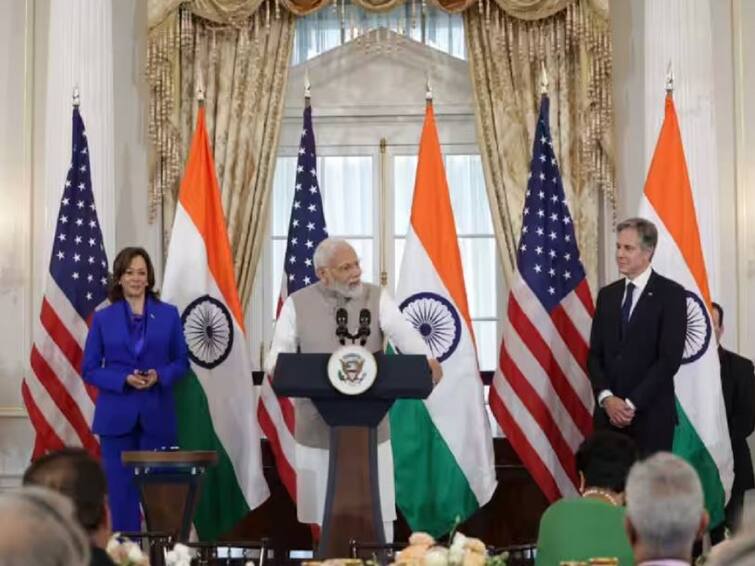 PM Modi US Visit Narendra Modi remarks at us state department luncheon along with kamala harris antony blinken PM Modi US Visit : कमला हॅरिस यांचे काम जगभरातील महिलांसाठी प्रेरणादायी, पंतप्रधान मोदींनी केलं कौतुक