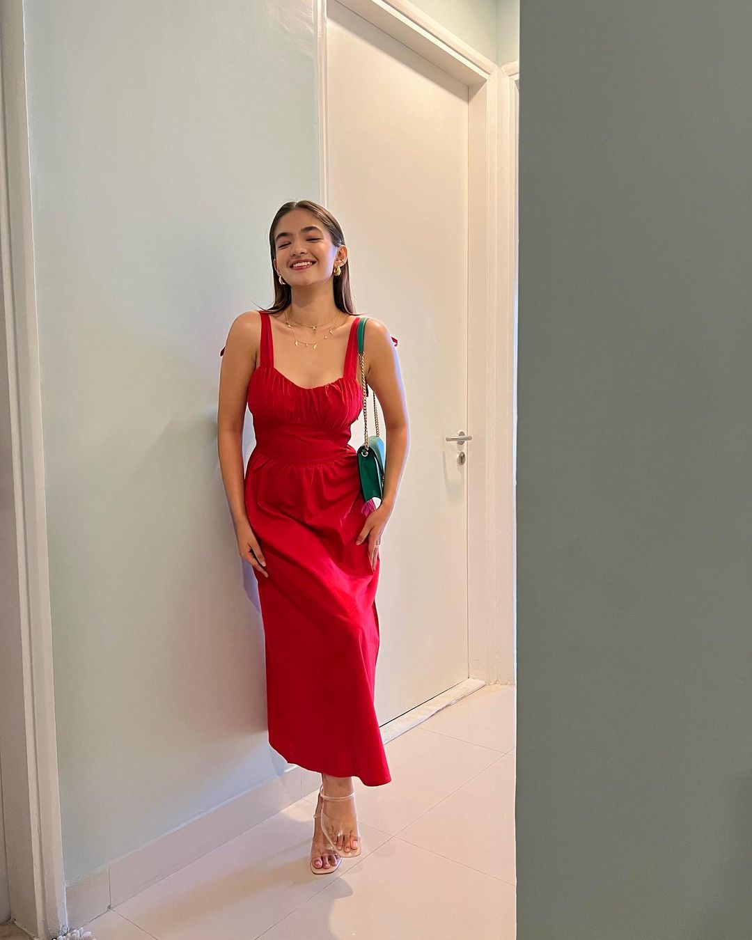 Anushka Sen Looks Stunning In A Red Dress. See Pics