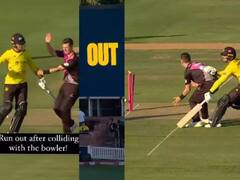 फील्डिंग टीम की गलती से रन आउट हुए बल्लेबाज! देखें सोशल मीडिया पर वायरल वीडियो